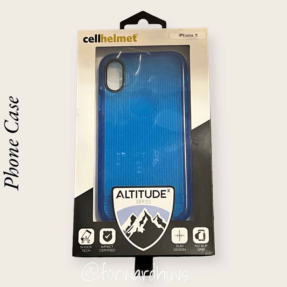 Cellhelmet Altitude X Series for iPhone X - BLUE NEW